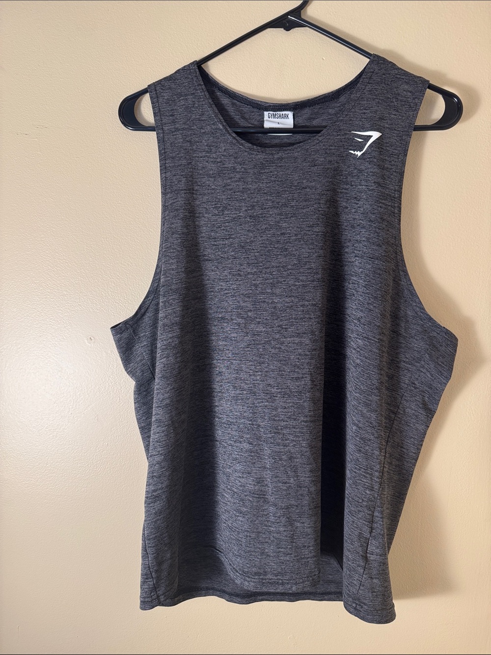 Gymshark Men's Dark Heather Gray Muscle Tank Top